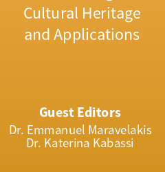 [Heritage] Special Issue “3D Modeling for Cultural Heritage and Applications”