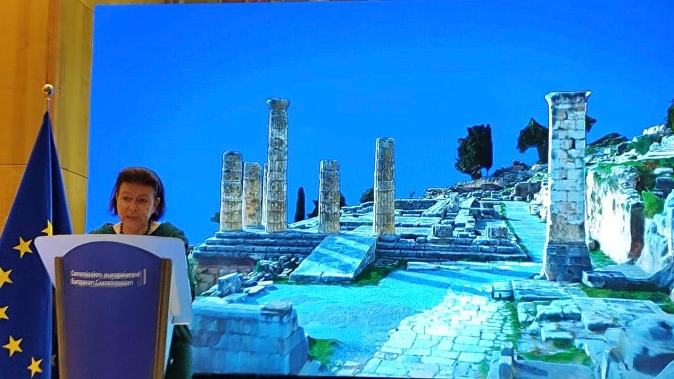 Η ΥΠ.ΠΟ παρουσίασε το 3D μοντέλο των Δελφών που υλοποιήθηκε από το ΕΛΜΕΠΑ, ως την επίσημη συμμετοχή της Ελλάδας στη σύνοδο των Υπουργών Πολιτισμού της ΕΕ